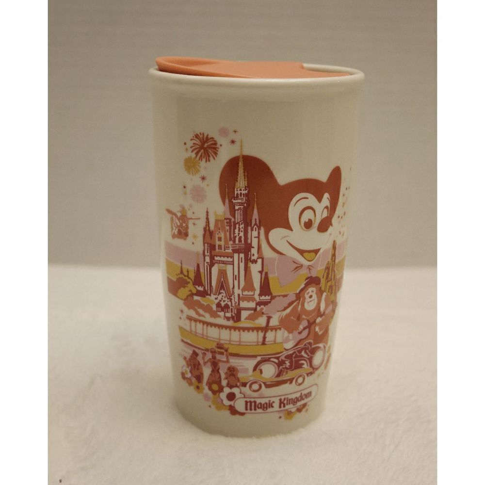 Starbucks Disney Magic Kingdom Ceramic Cup with Lid